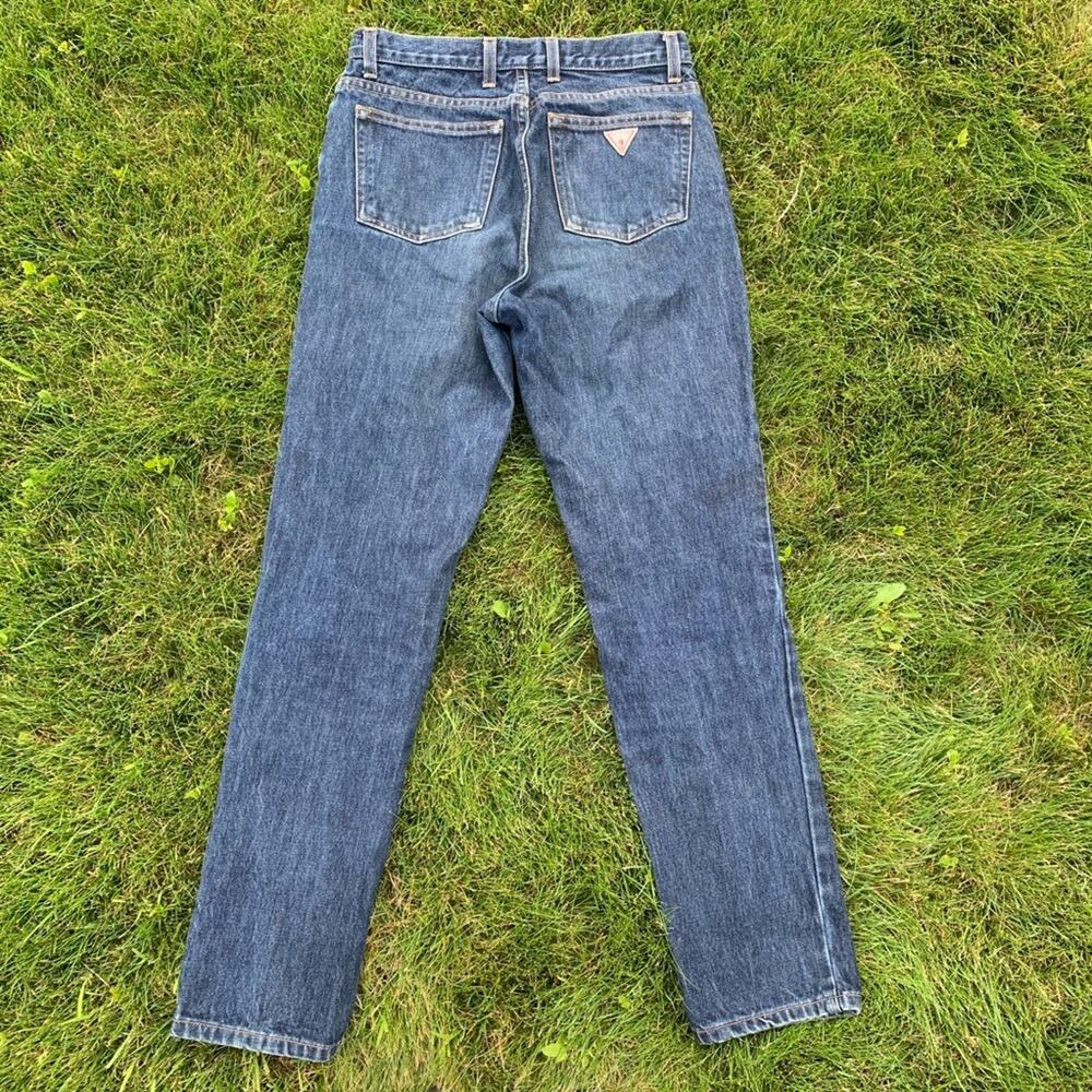 Vintage Guess high waist taper ankle wedgie jeans 29